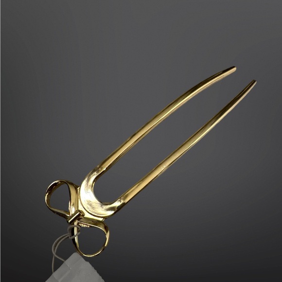 J.Crew Gold Bow french hair pin - Picture 5 of 5